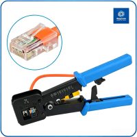 High Quality EZ Pass Through RJ45 Crimping Tool, Cat5e Cat6 Network Cable Crimper Cutter Stripper 3-in-1 - Raycom